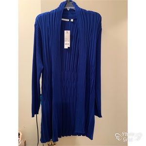 Notations blue sweater